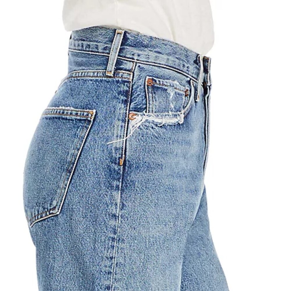 Agolde Riley High Rise Straight - Leg Jeans - Picture 3 of 16